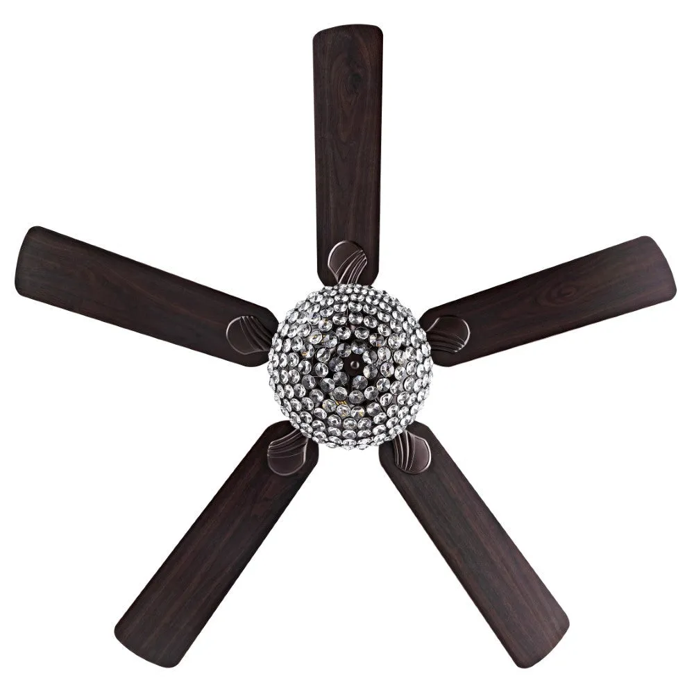 Dennis 52" Traditional Transitional Iron LED CEILING FAN