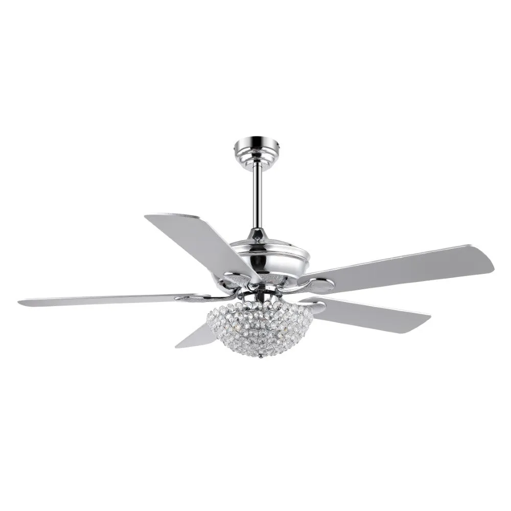 Dennis 52" Traditional Transitional Iron LED CEILING FAN