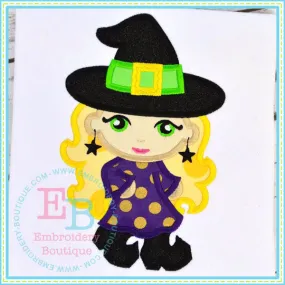 Diva Witch Applique