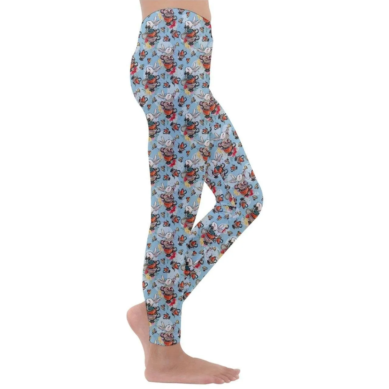 Down the Rabbit Hole Kids' Velour Leggings