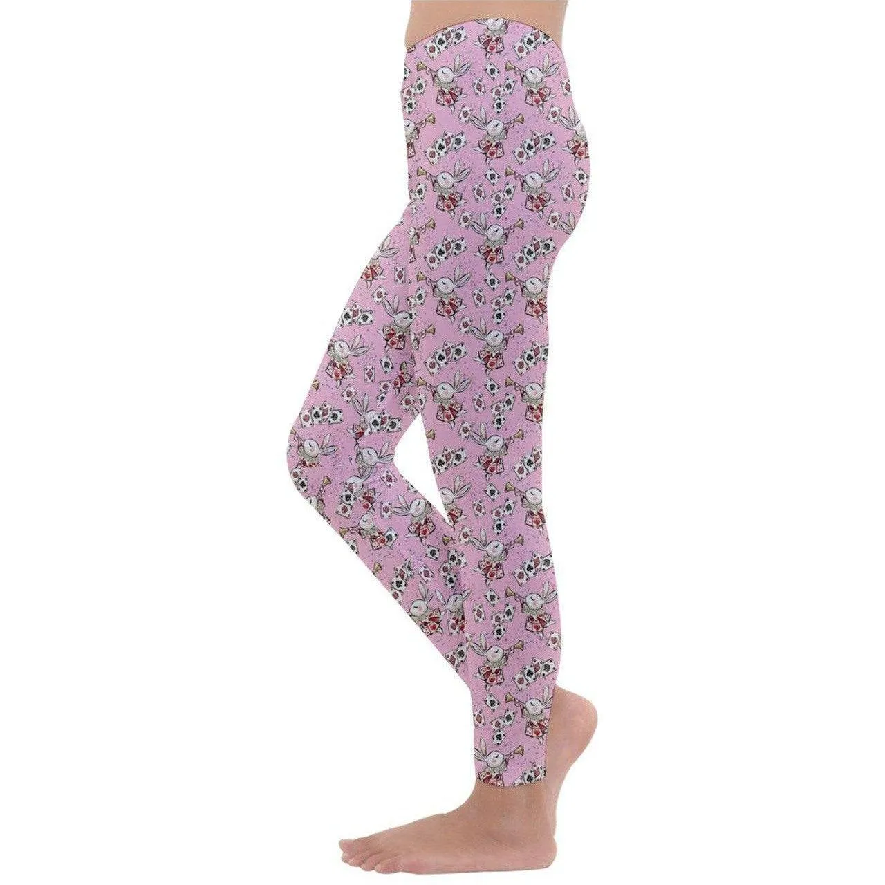 Down the Rabbit Hole Kids' Velour Leggings