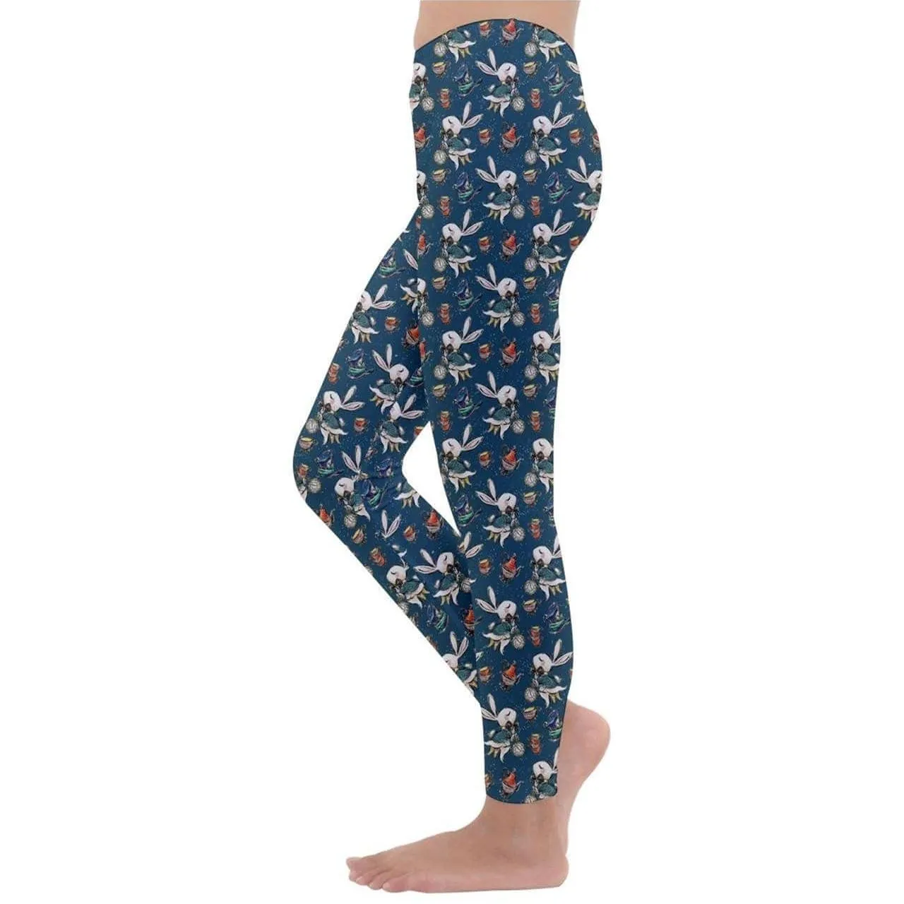 Down the Rabbit Hole Kids' Velour Leggings