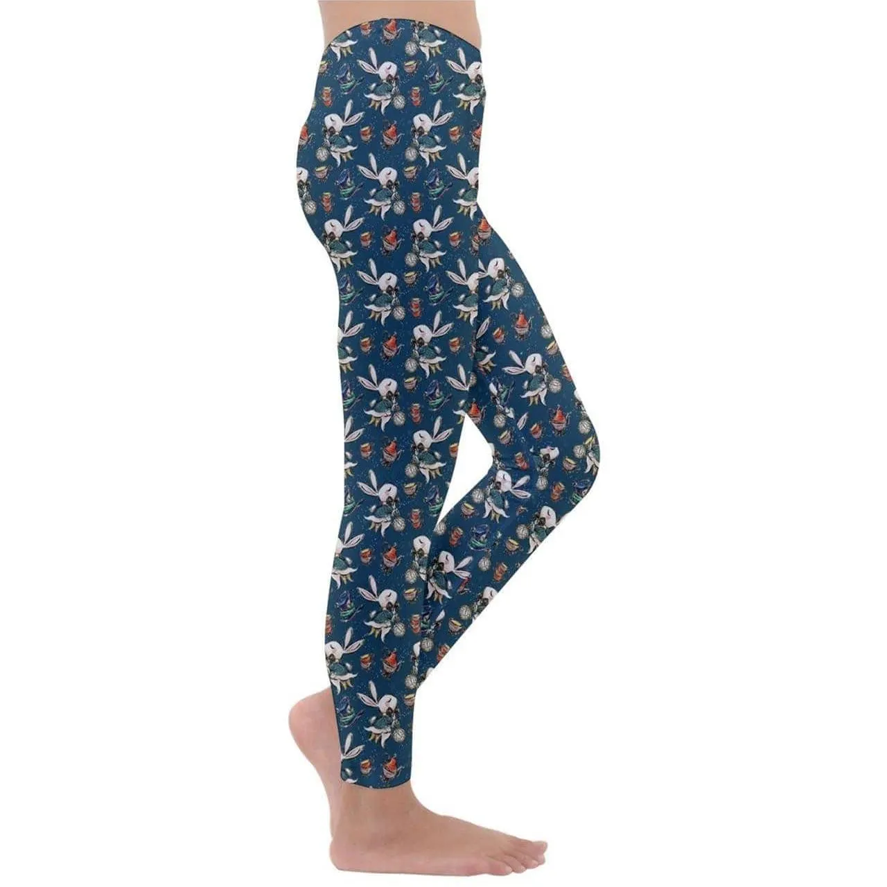 Down the Rabbit Hole Kids' Velour Leggings