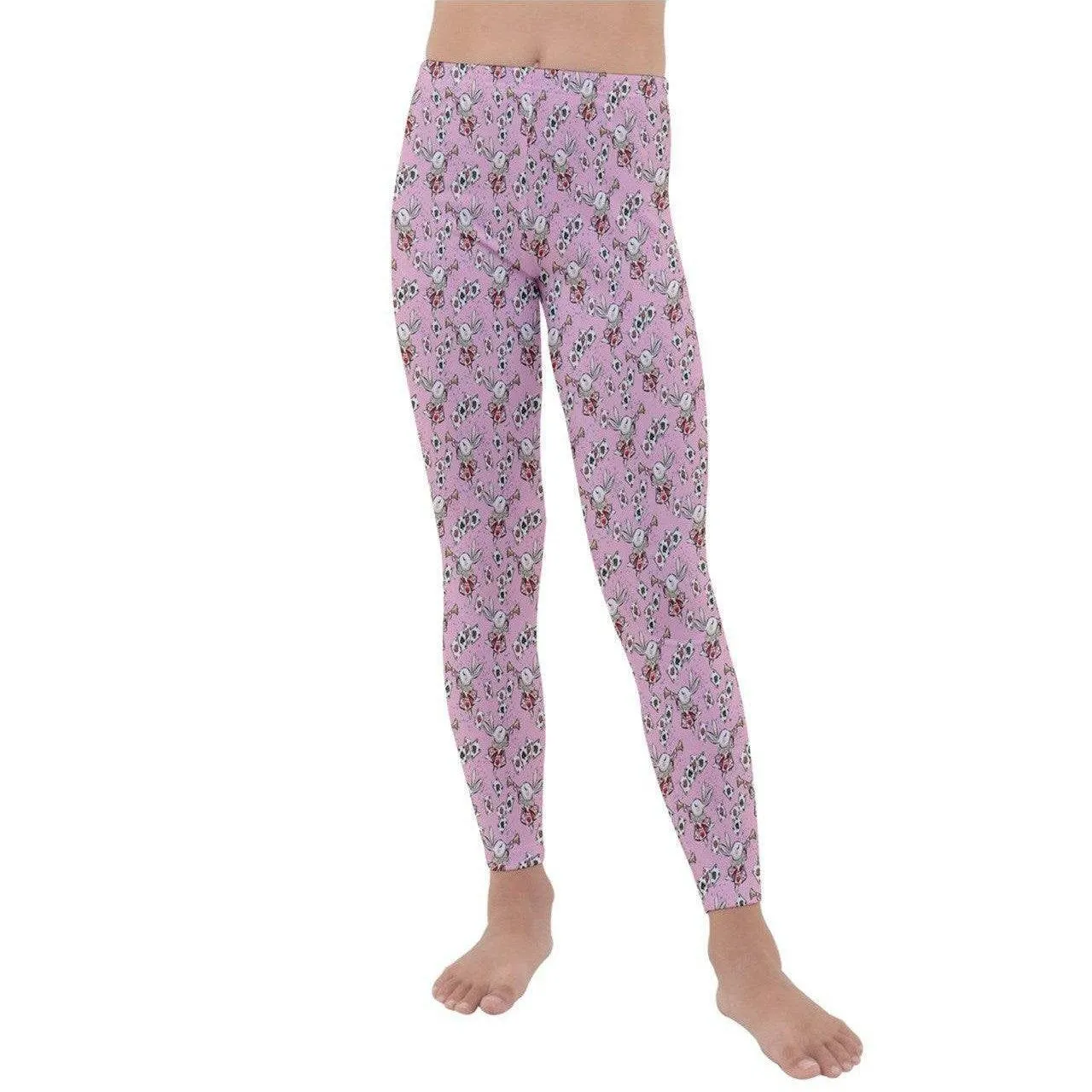 Down the Rabbit Hole Kids' Velour Leggings