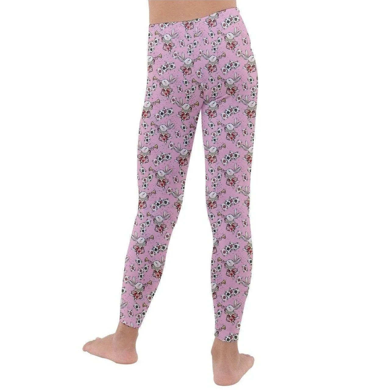 Down the Rabbit Hole Kids' Velour Leggings