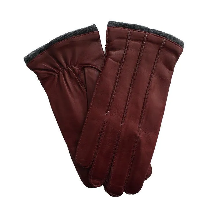 Dylan - Men's Cashmere Lined Leather Gloves