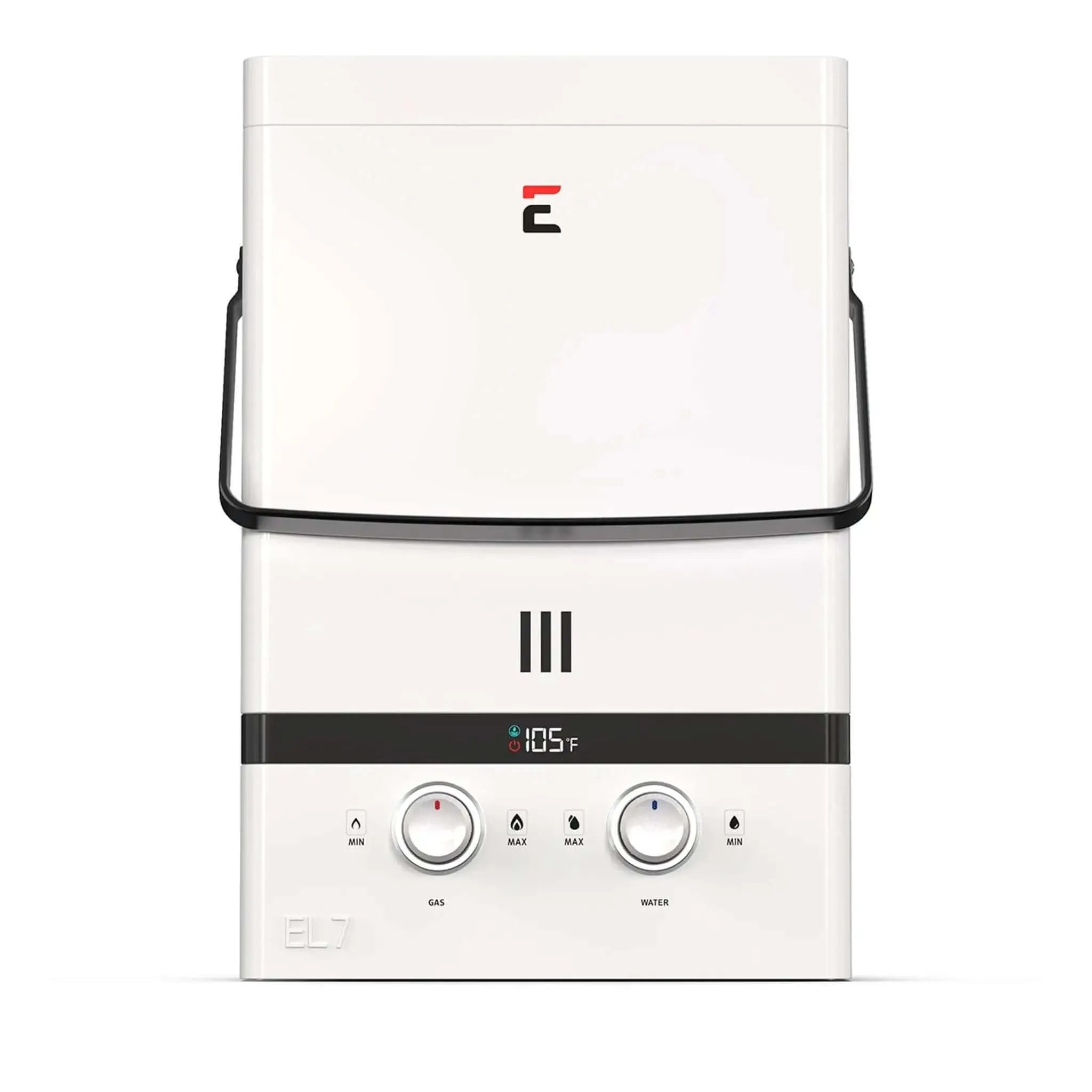 Eccotemp EL7 Luxe Outdoor Portable Tankless Water Heater with LED Display