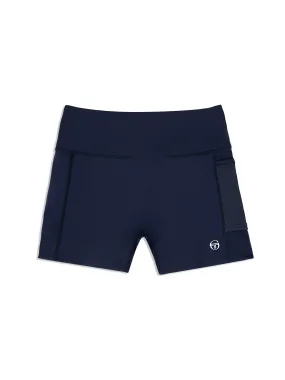 Elisa Tennis Short- Maritime Blue