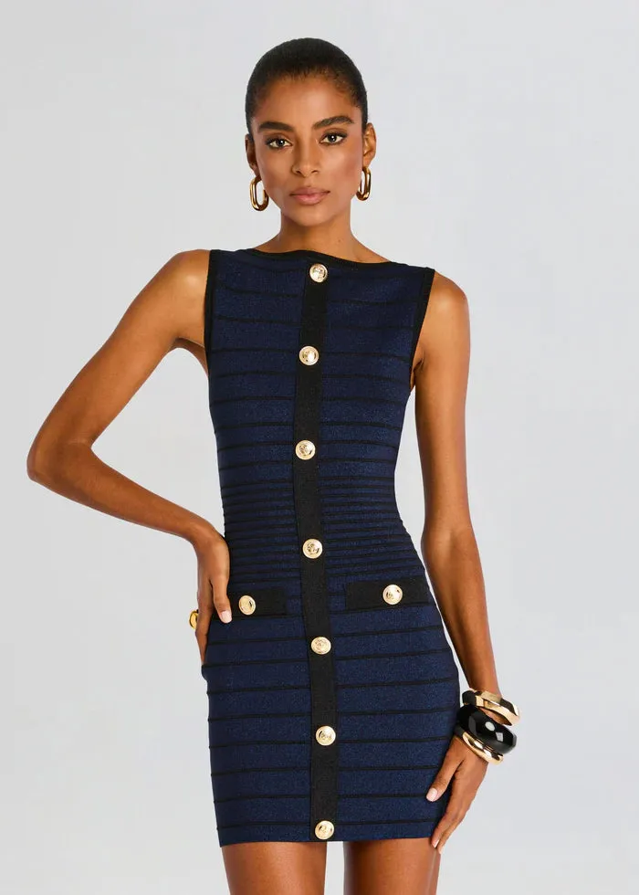 Erin Dress - Navy Black