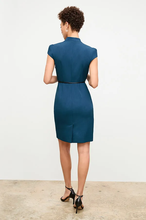 Felisa Dress - Recycled Wondertex :: Deep Teal