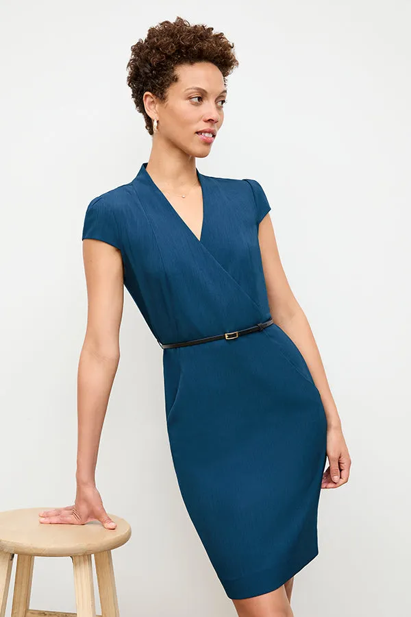 Felisa Dress - Recycled Wondertex :: Deep Teal