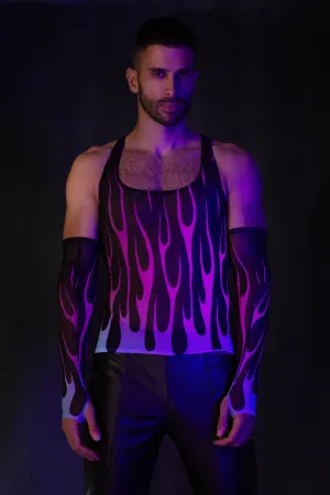 Firestarter Purple Male Mesh Tank Top