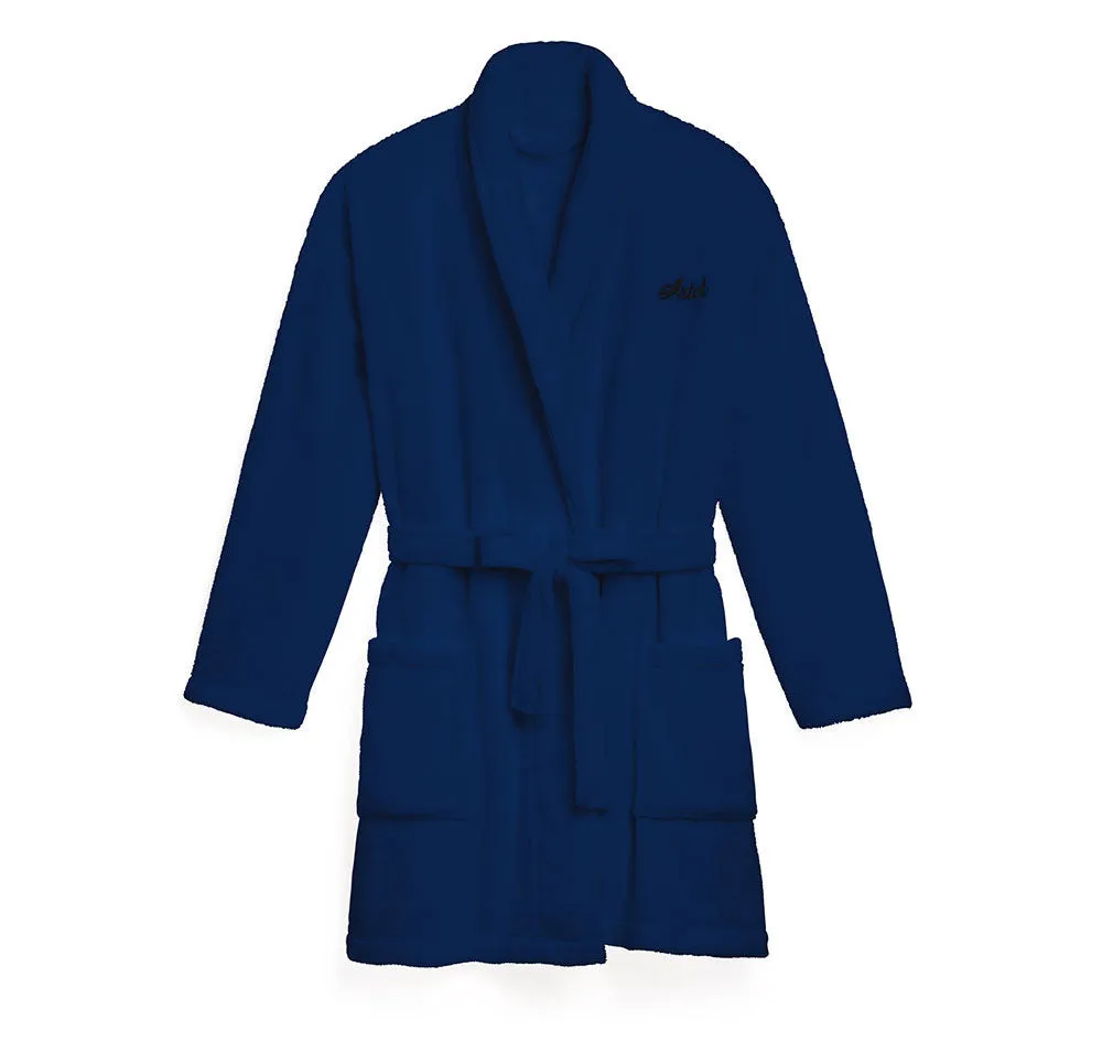 Fleece Bridesmaid Robe - Navy Blue