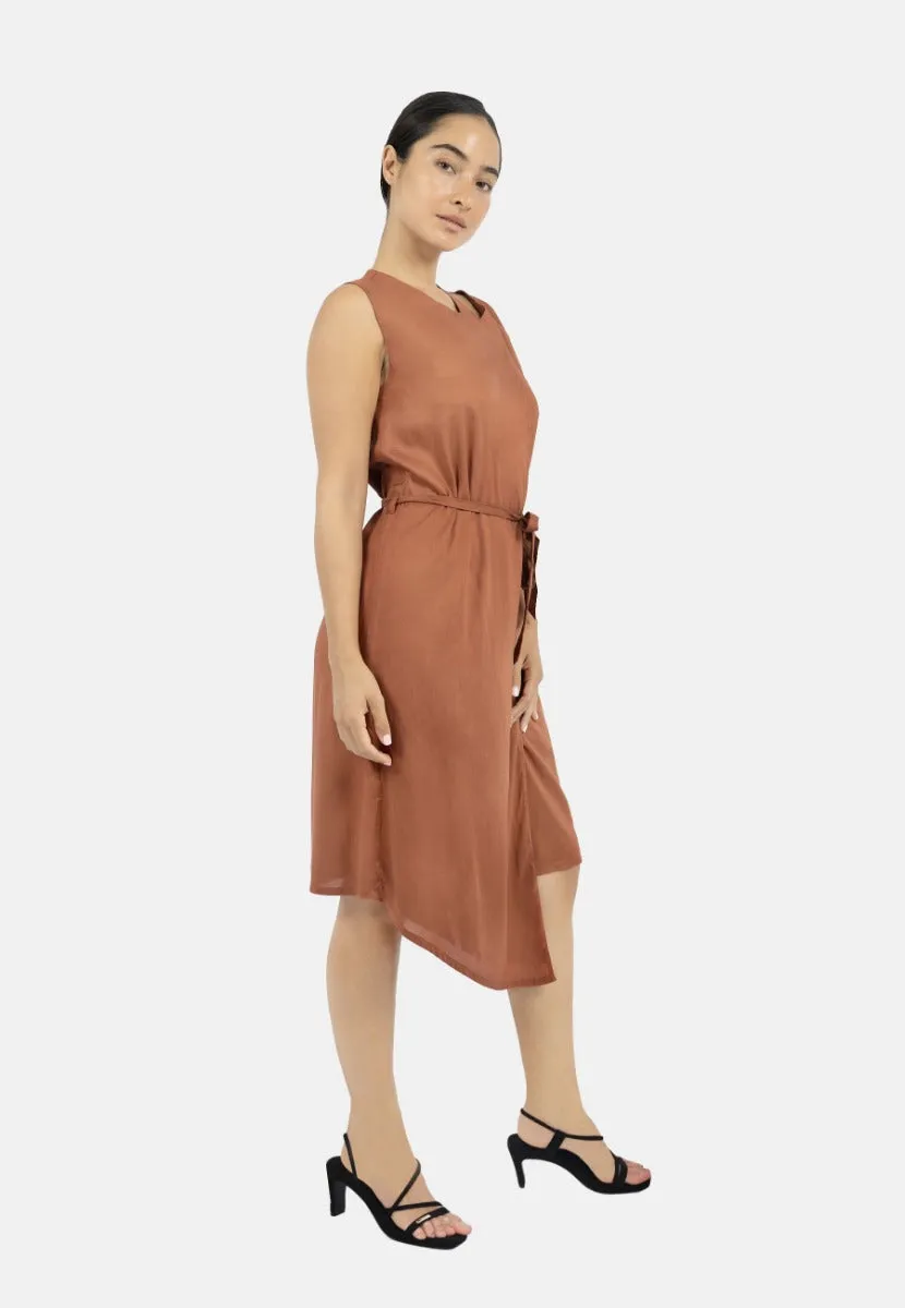 Funchal Asymmetric Wrap Dress