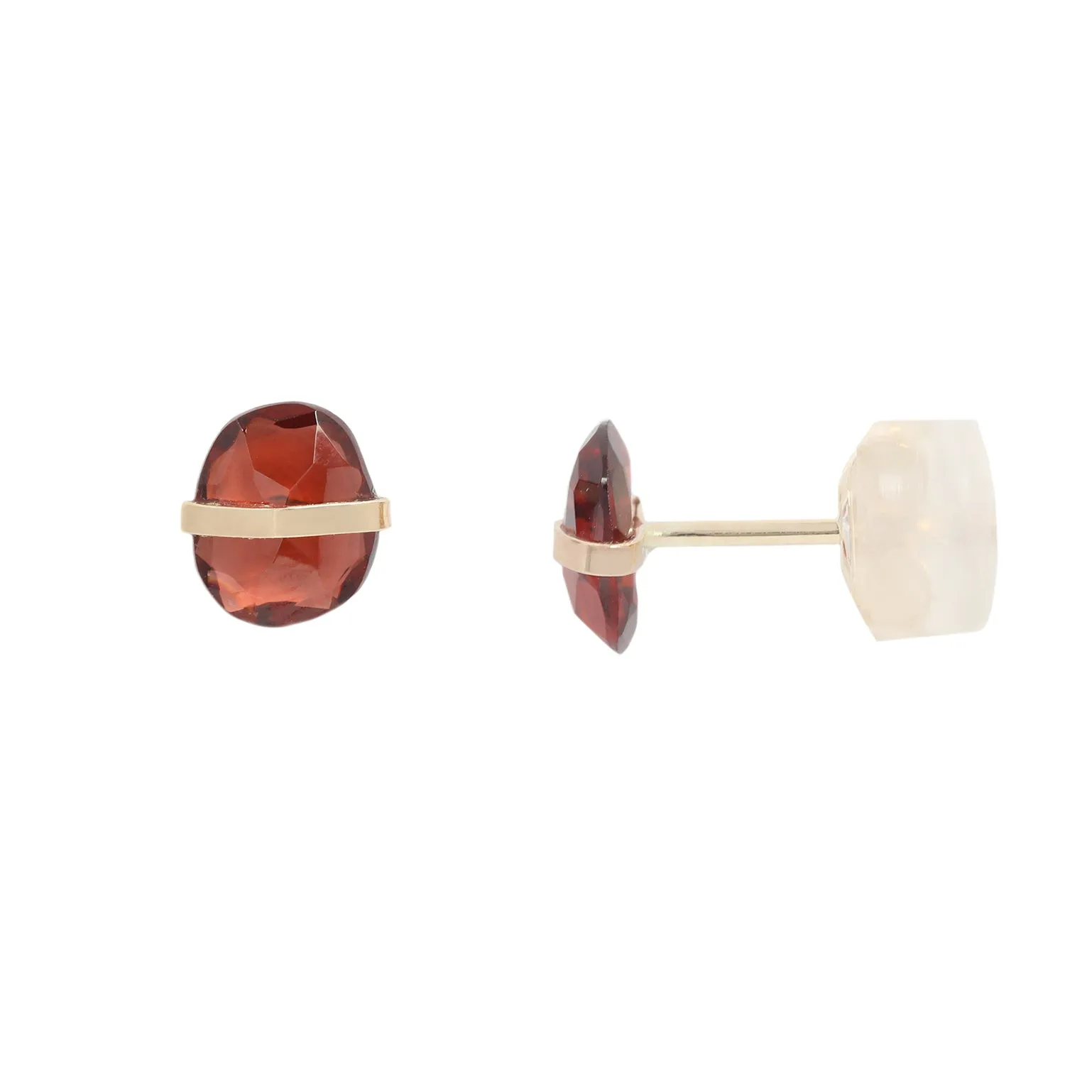 Garnet Wrap Studs