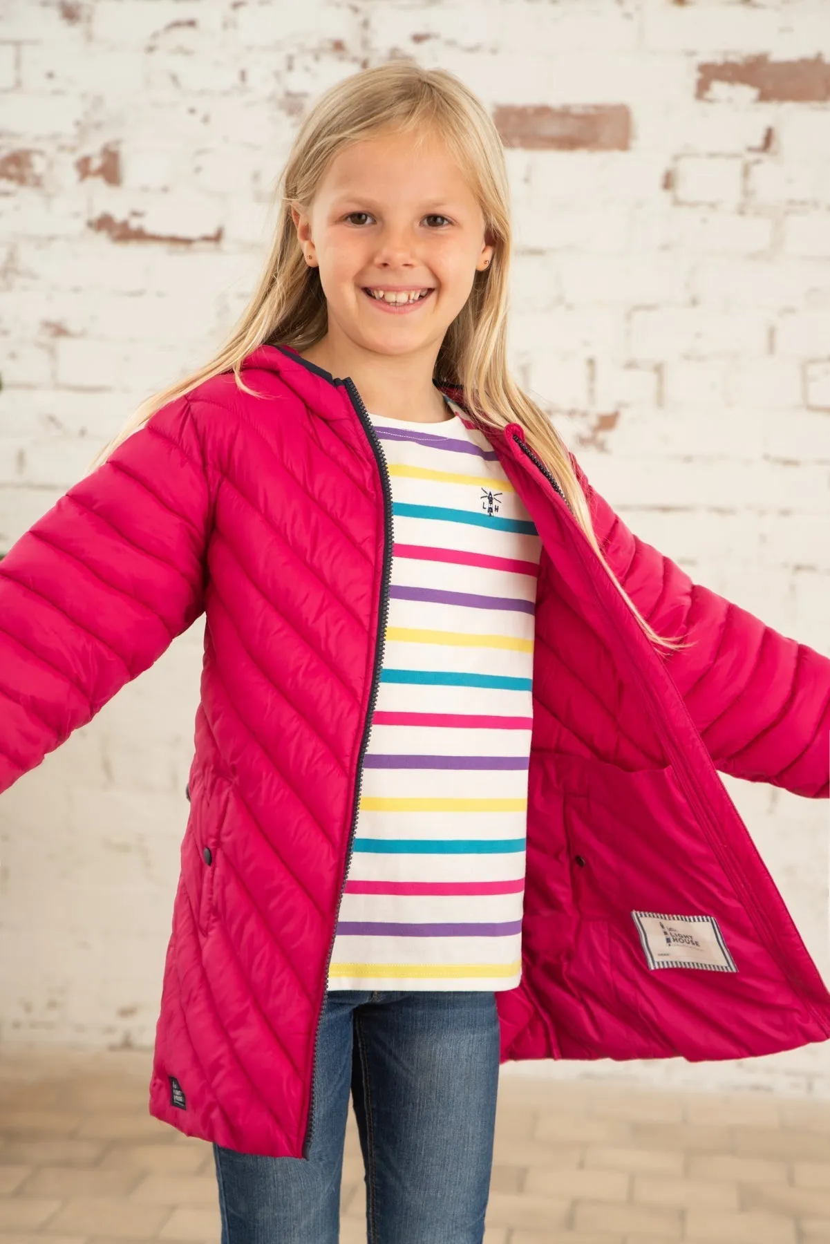 Georgia Coat - Bright Pink