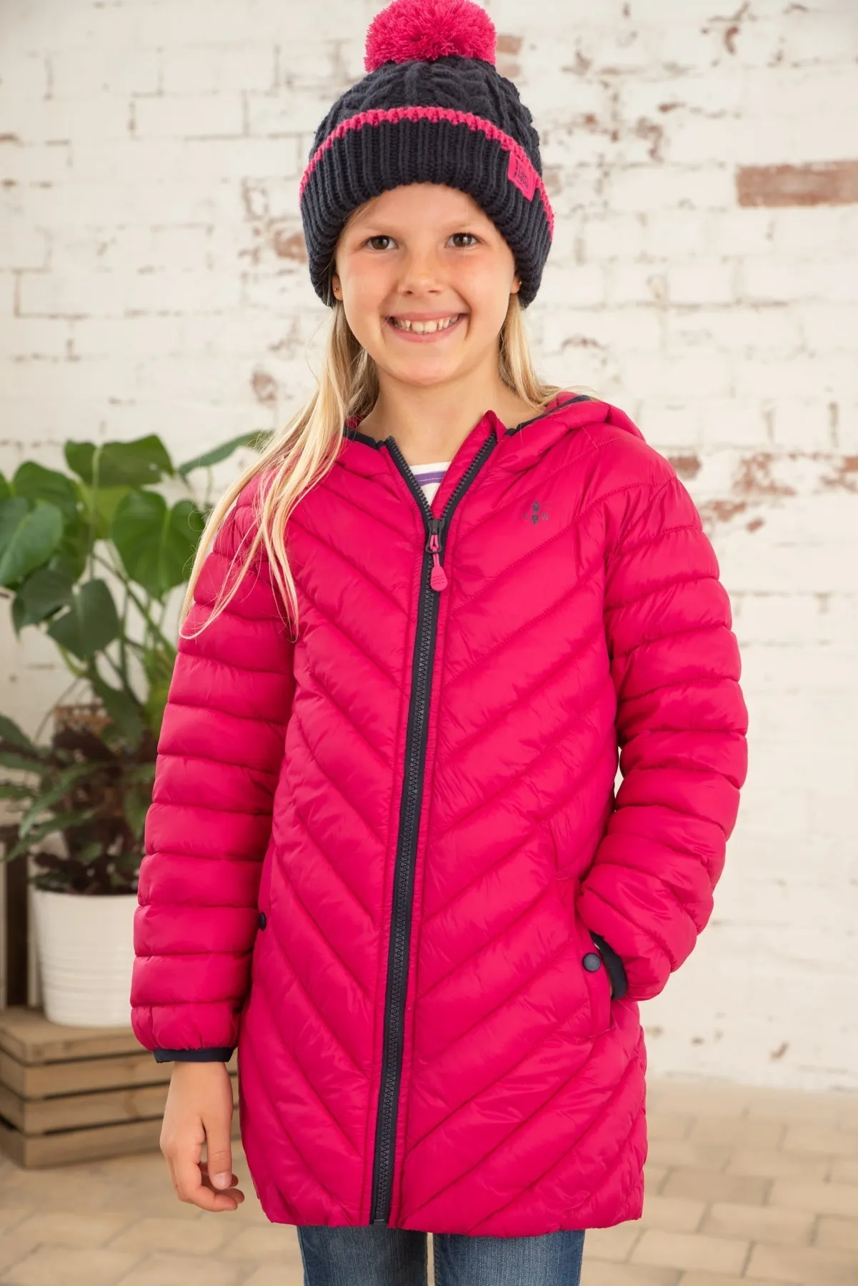 Georgia Coat - Bright Pink