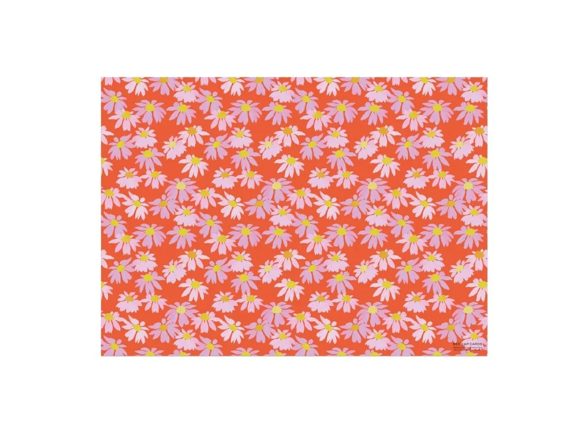 Gift Wrap: The House that Lars Built - Coneflower (Roll of 3 Sheets)