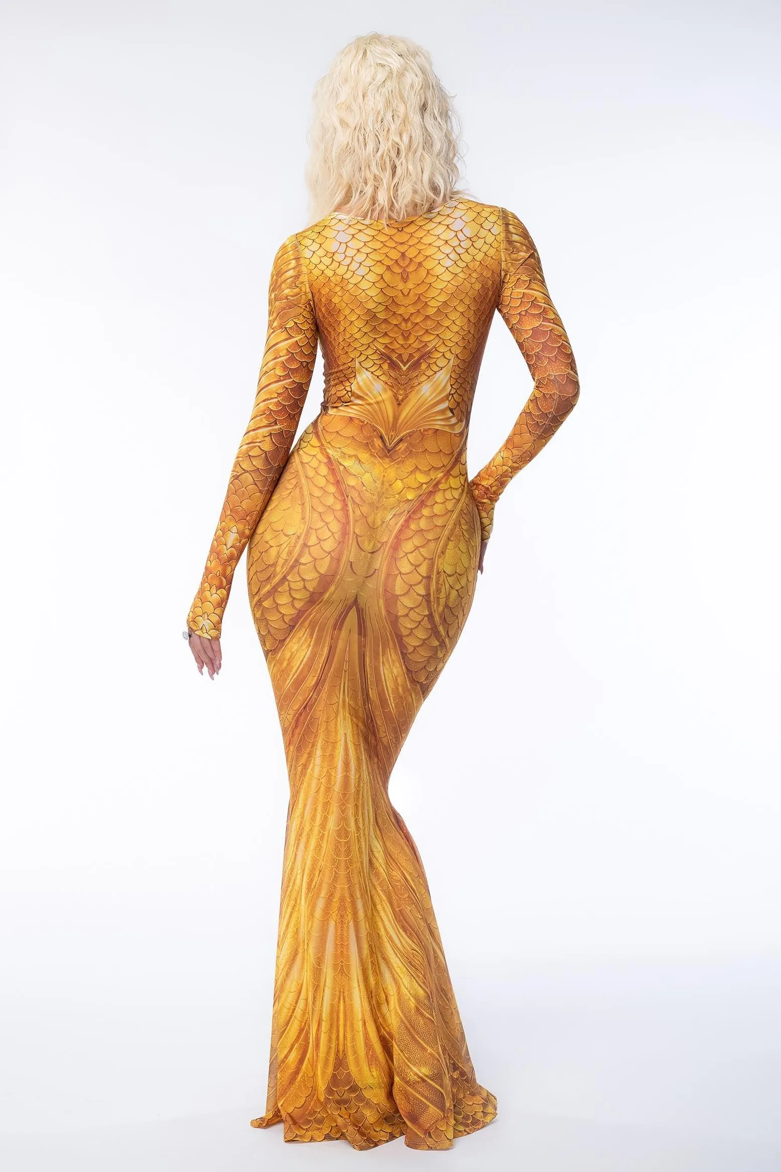 Gold Tide Mermaid Dress