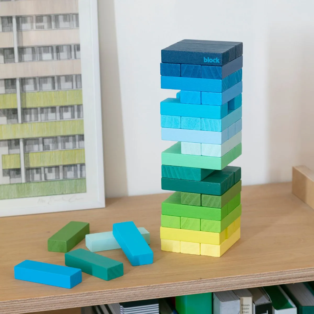 Gradient Tumble Tower Game - Cool