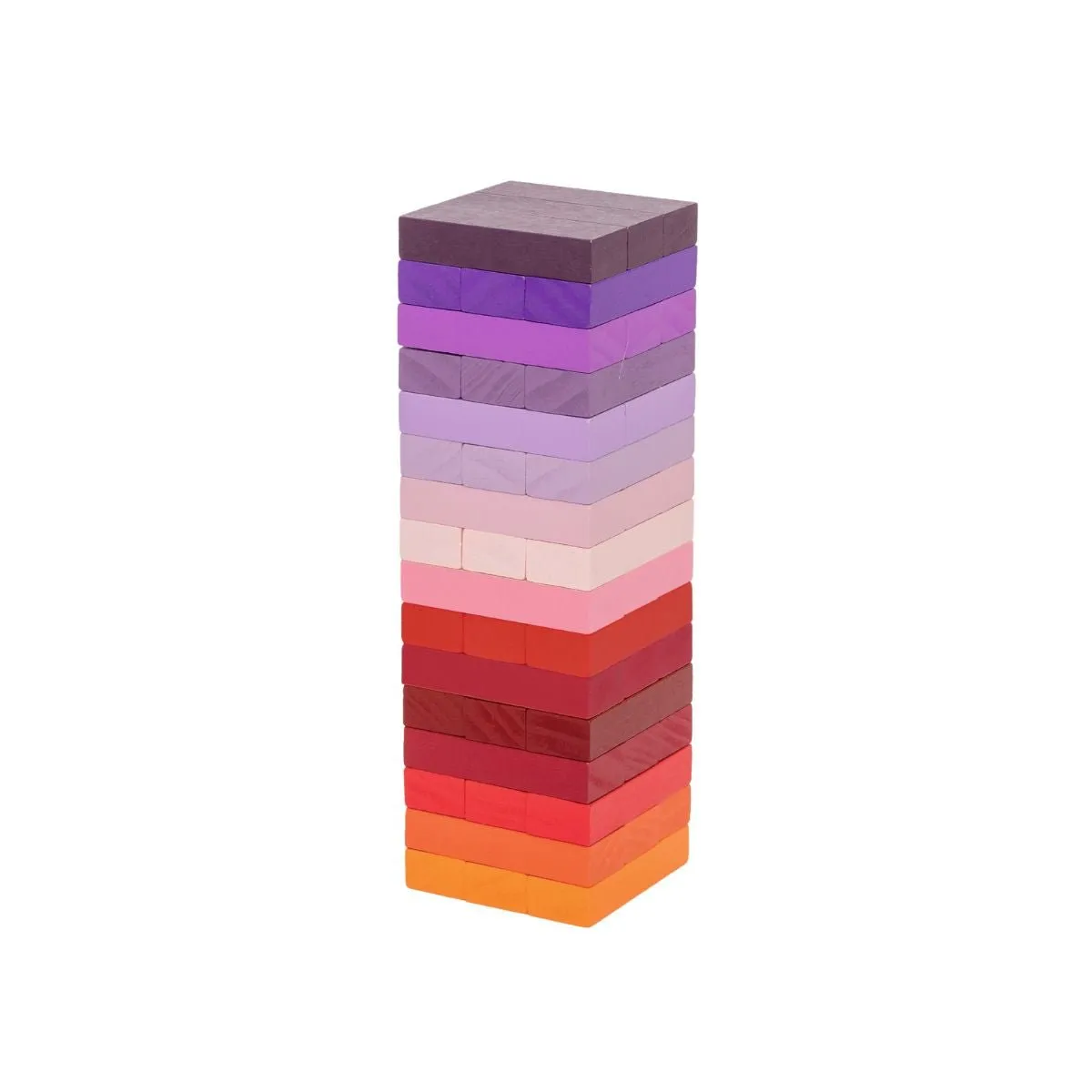 Gradient Tumble Tower Game - Warm