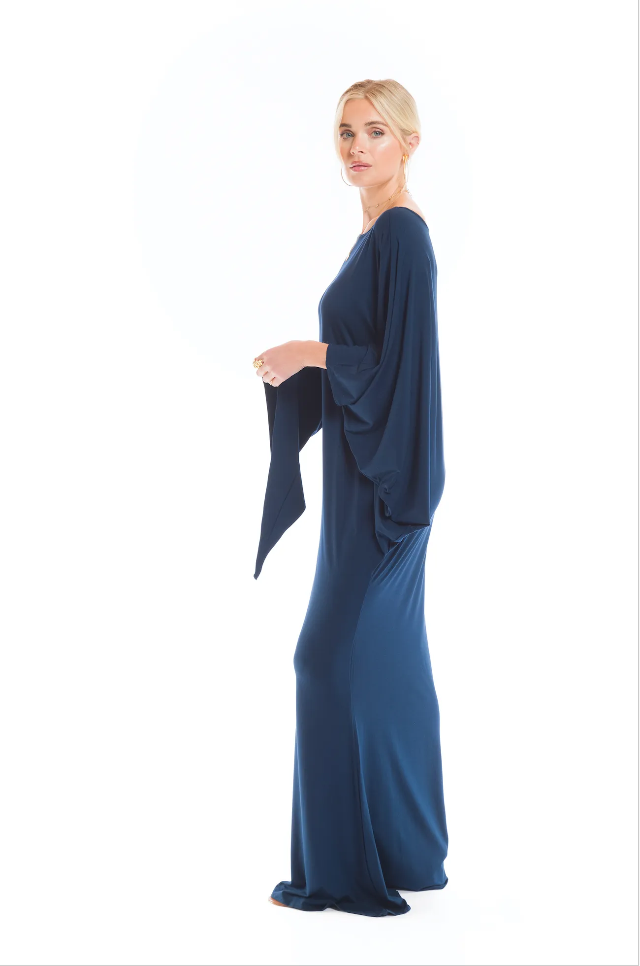 GRECIAN DRESS NAVY