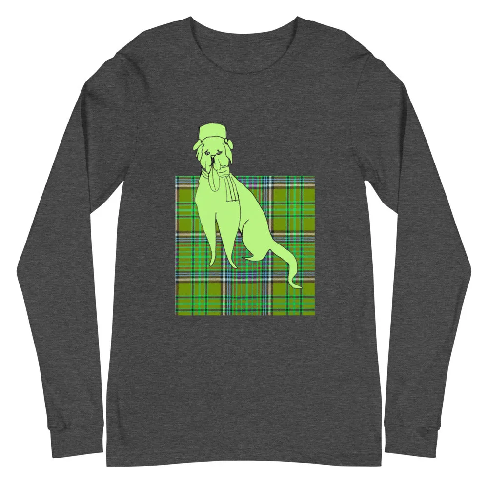 Green doggy  Unisex Long Sleeve Tee