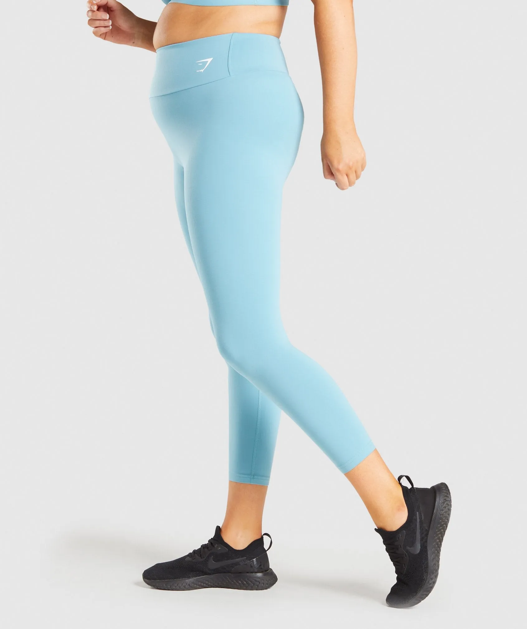 Gymshark Training 7/8 Leggings - Light Blue