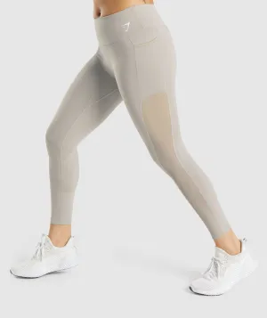 Gymshark Training Mesh Pocket Leggings - Grey