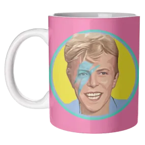 Happy David Bowie Art Wow Mug