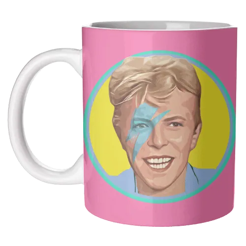 Happy David Bowie Art Wow Mug