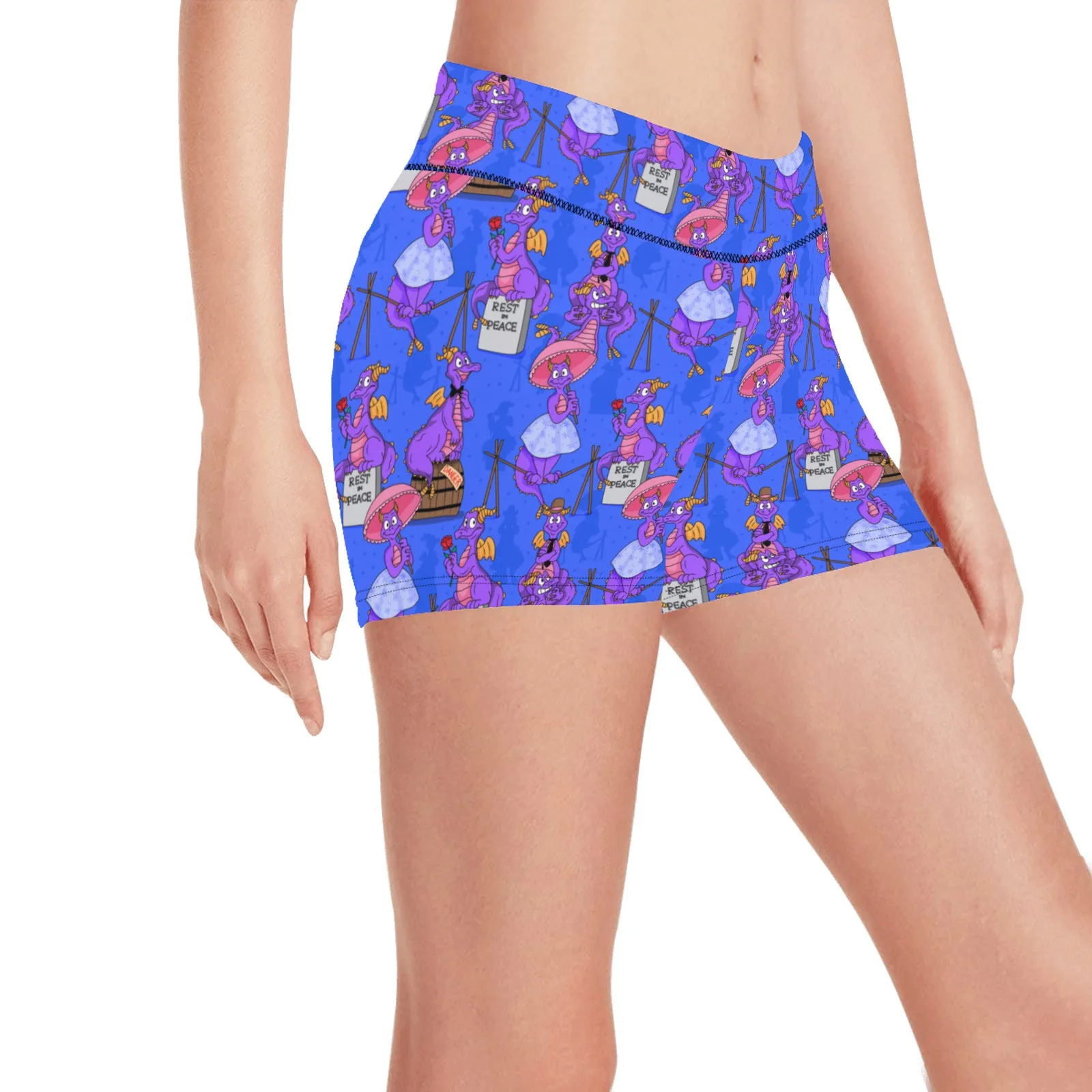 Haunted Mansion Figment Women's Short Leggings