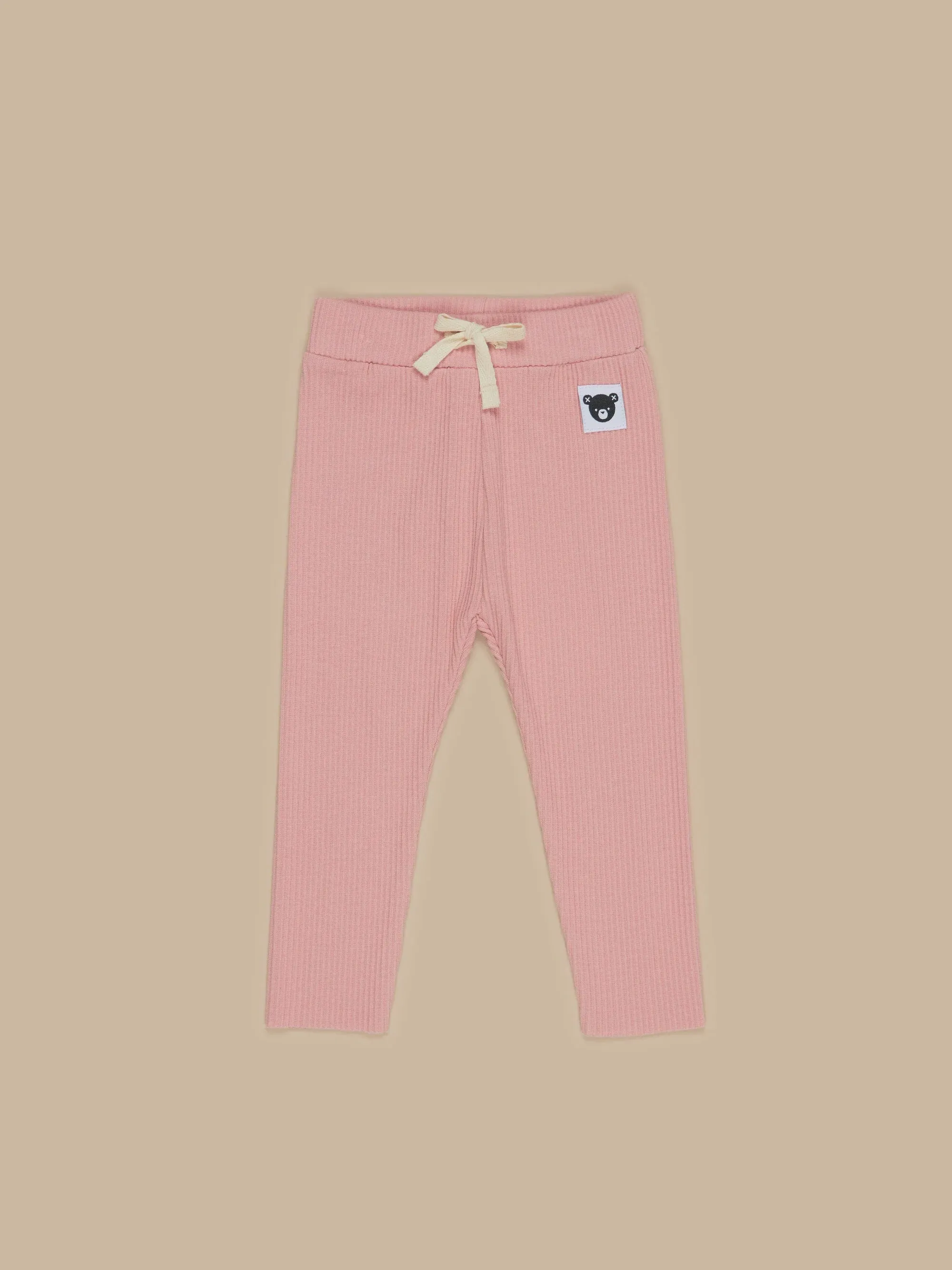 HUXBABY -  DUSTY ROSE RIB LEGGING