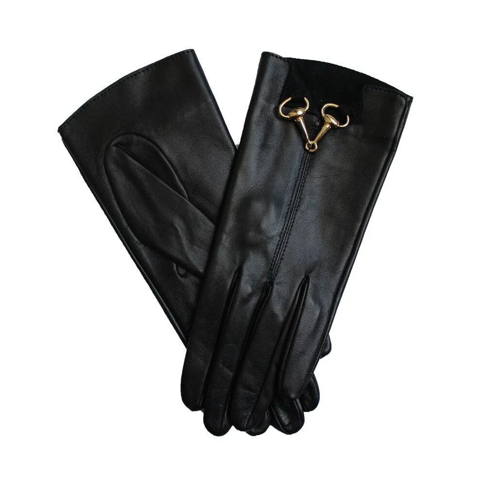 Isabella Front Clasp - Women's Front Clasp Horsebit Leather Gloves