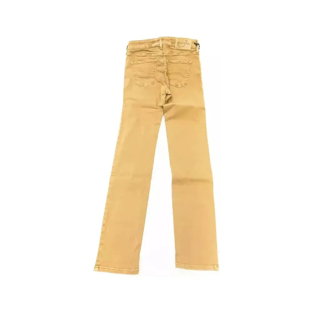 Jacob Cohen Beige Cotton Women's Jeans