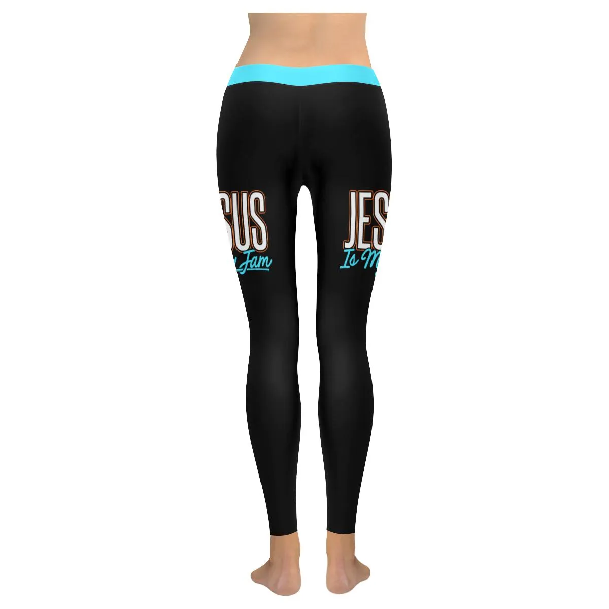 Jesus Is My Jam Soft Leggings For Women - Christian Leggings For Women