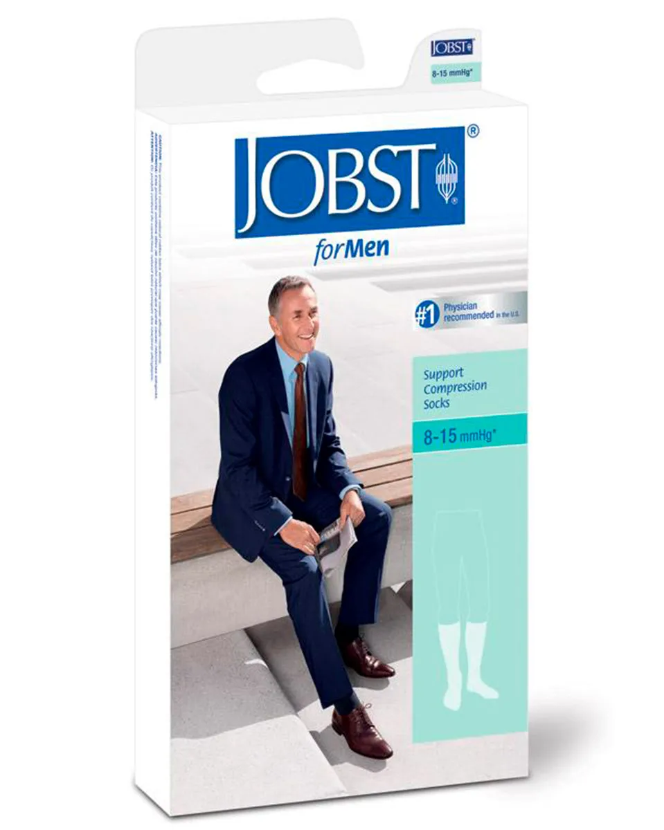 Jobst Men's Closed Toe Knee Highs 8-15 mmHg