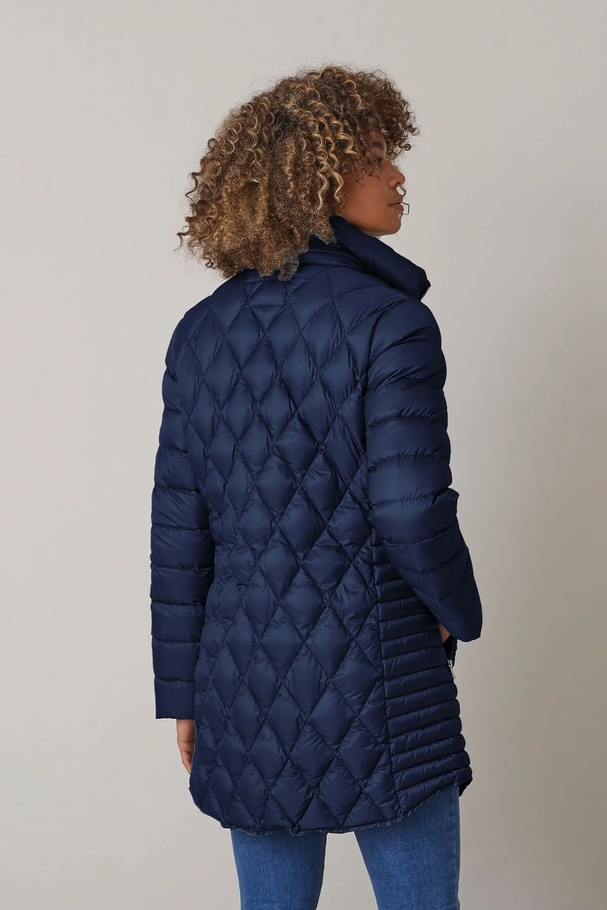 JUNE Super Light Quilted Down with Hidden Hood 2441