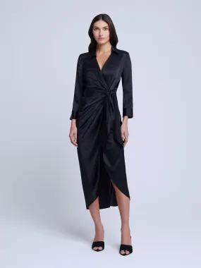 Kadi Silk Wrap Dress