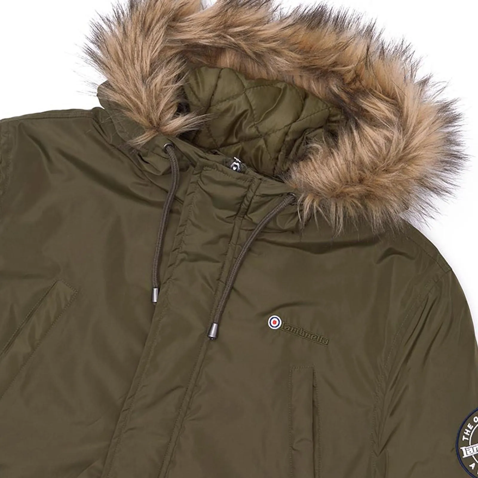 Lambretta Lightweight Parka - Khaki