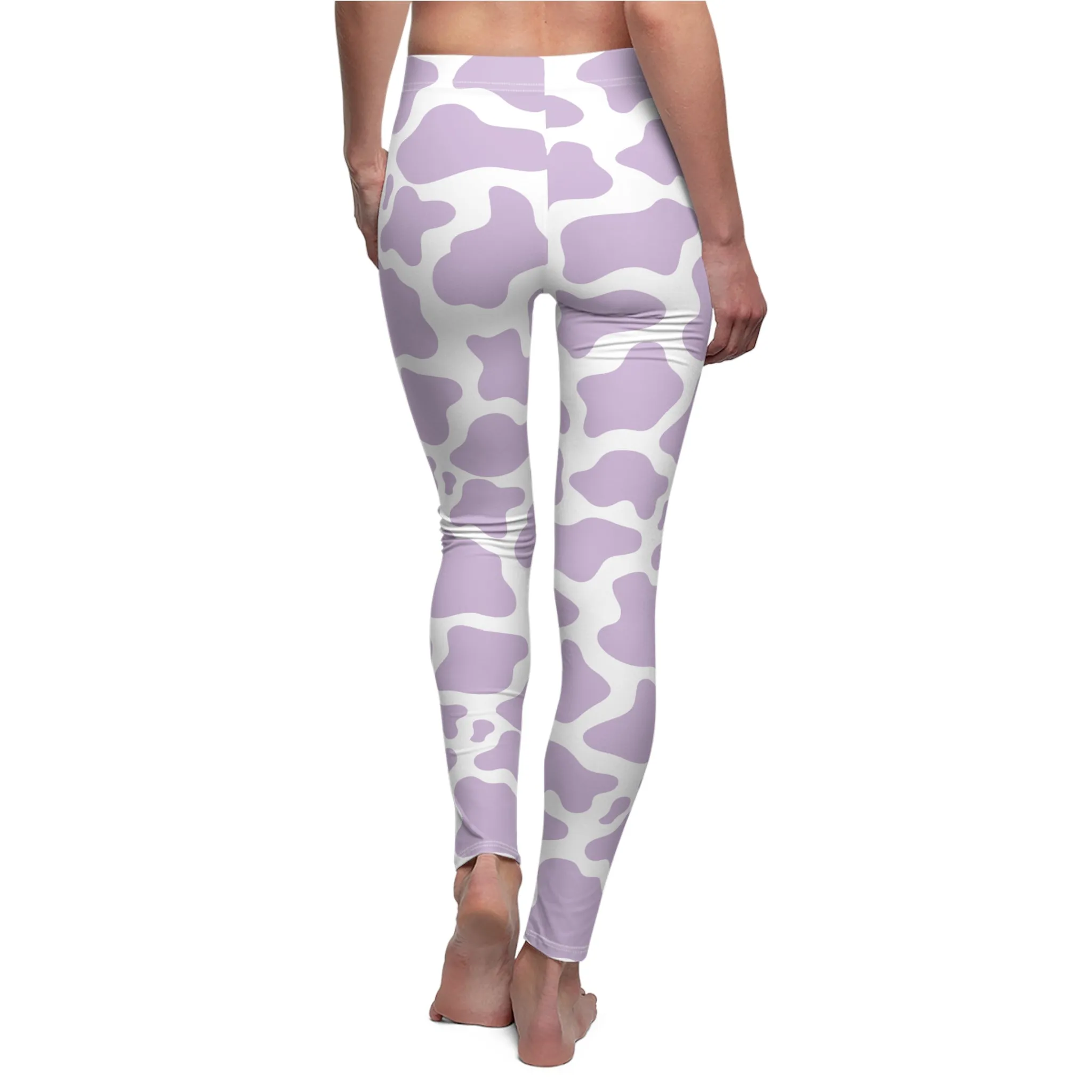 Lavender Cow Soft Touch Leggings