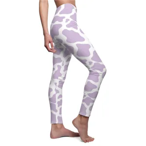 Lavender Cow Soft Touch Leggings