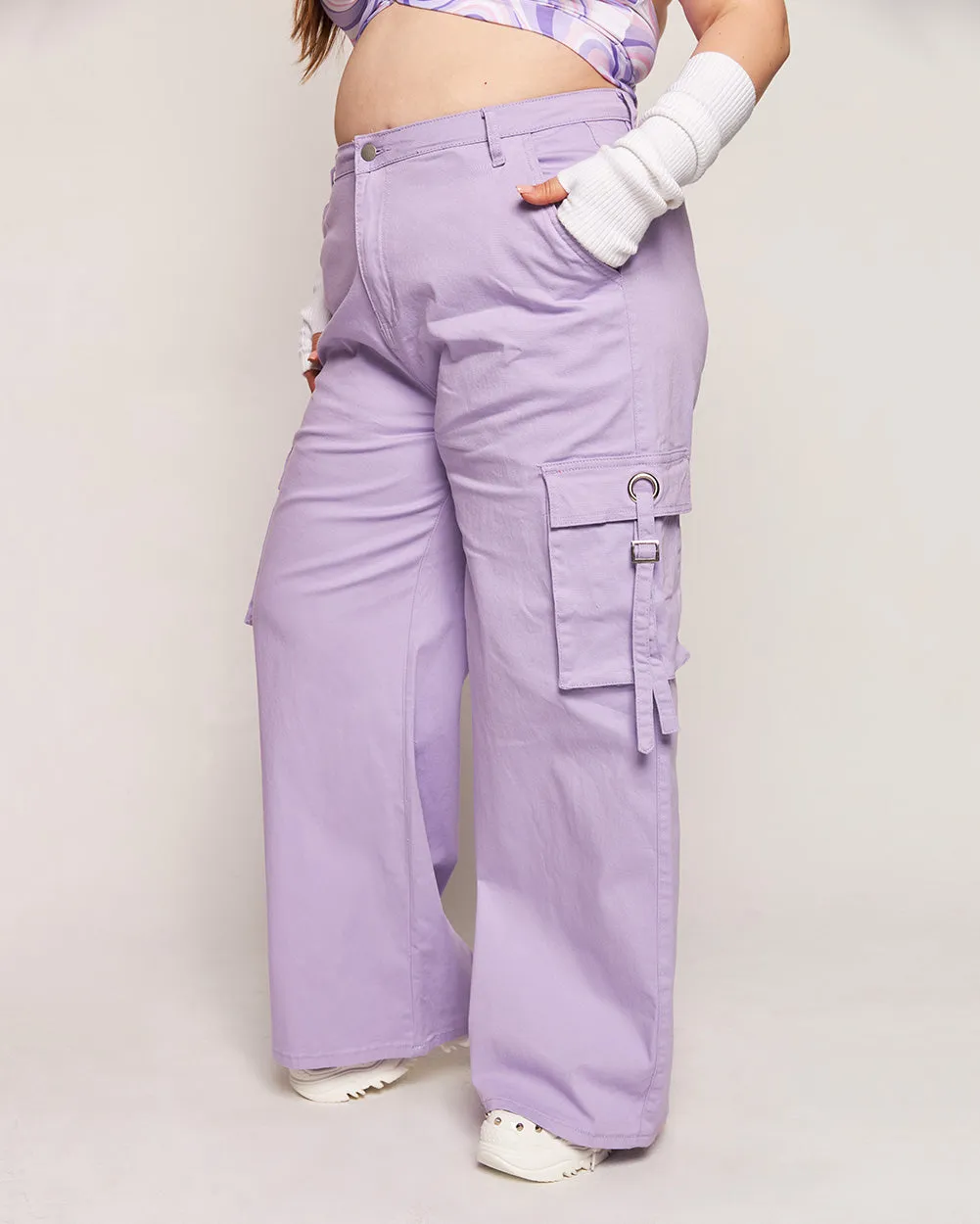 Lilac Loving Wide Leg Pants