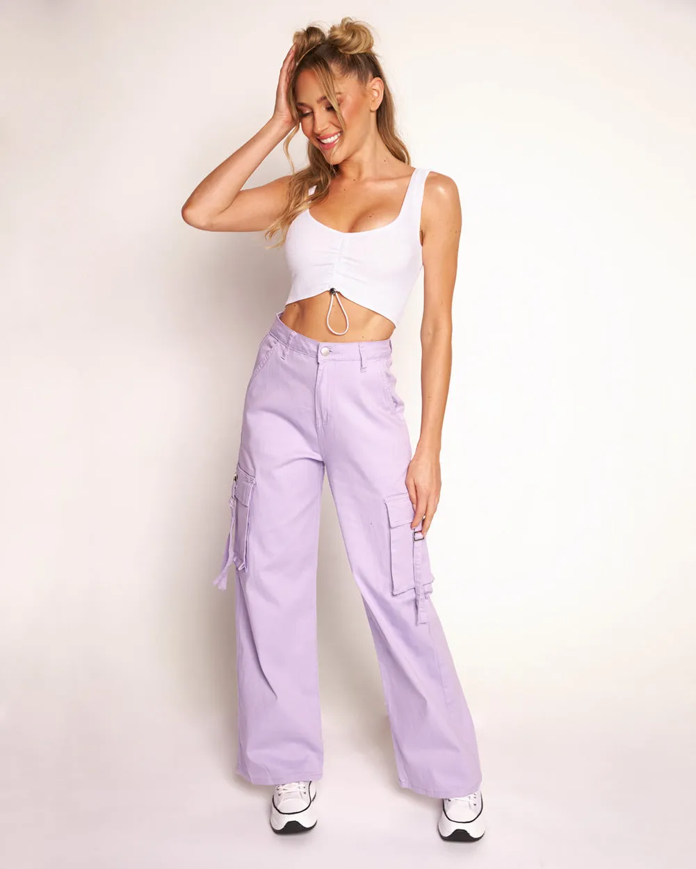 Lilac Loving Wide Leg Pants