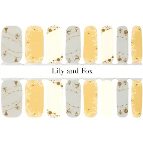 Lily And Fox - Nail Wrap - A Golden Christmas