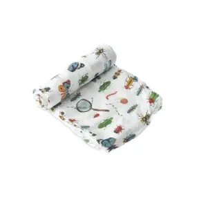 Little Unicorn Single Deluxe Muslin Swaddle - Bugs