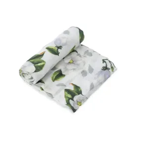 Little Unicorn Single Muslin Swaddle - Magnolia Blossoms