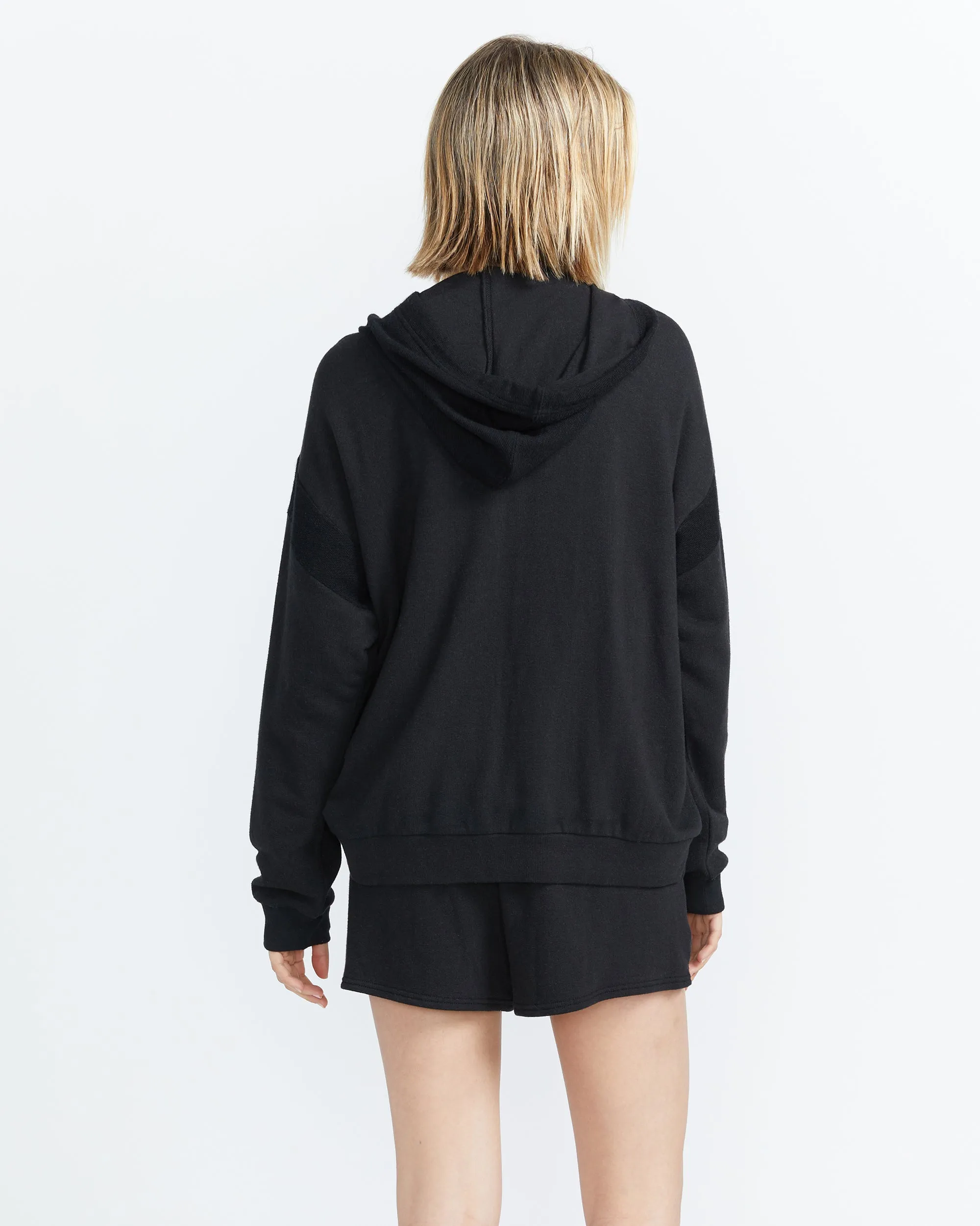 Lived in Lounge Frenchie Zip Hoodie - Black