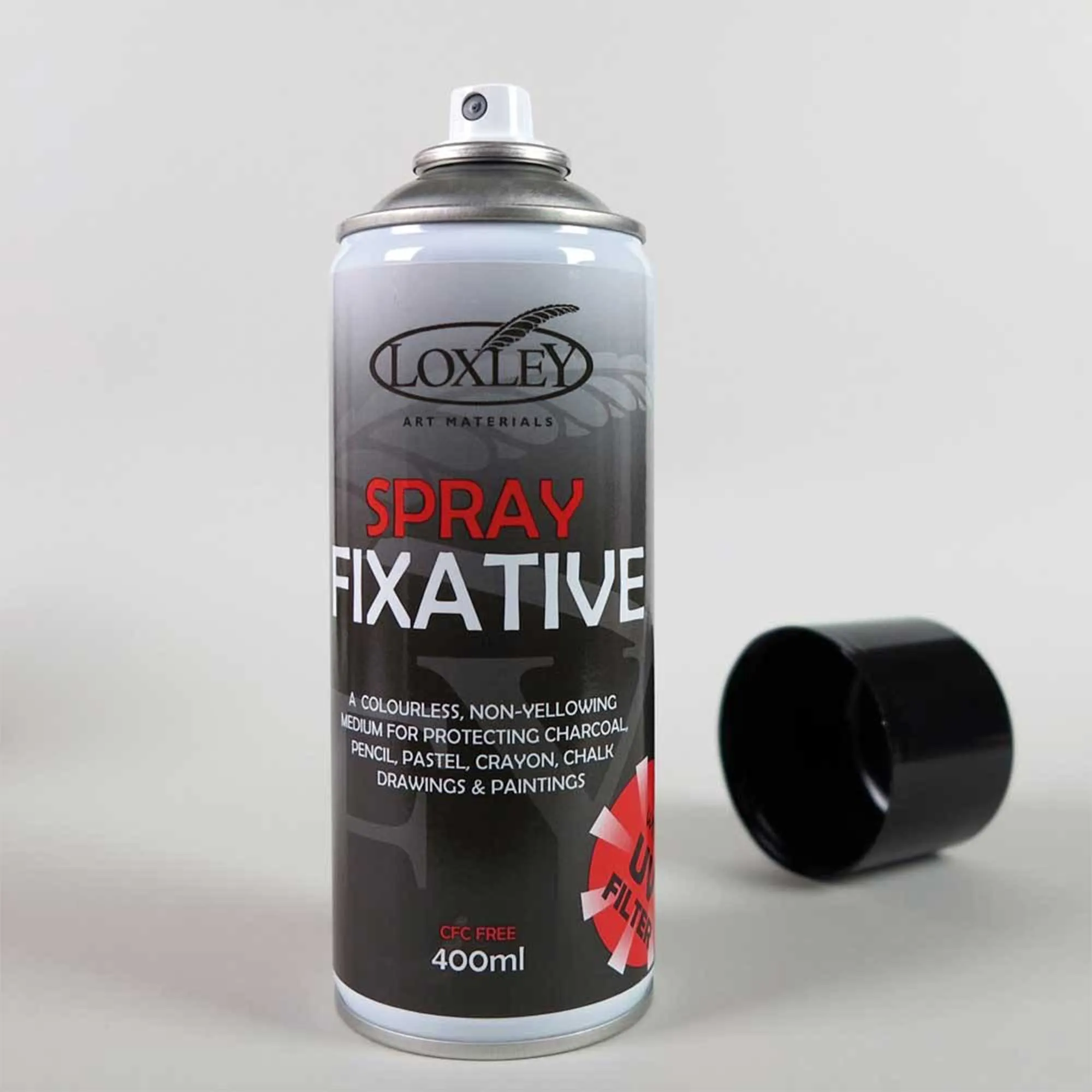 Loxley Aerosol Fixative 400ml with a U.V. Filter