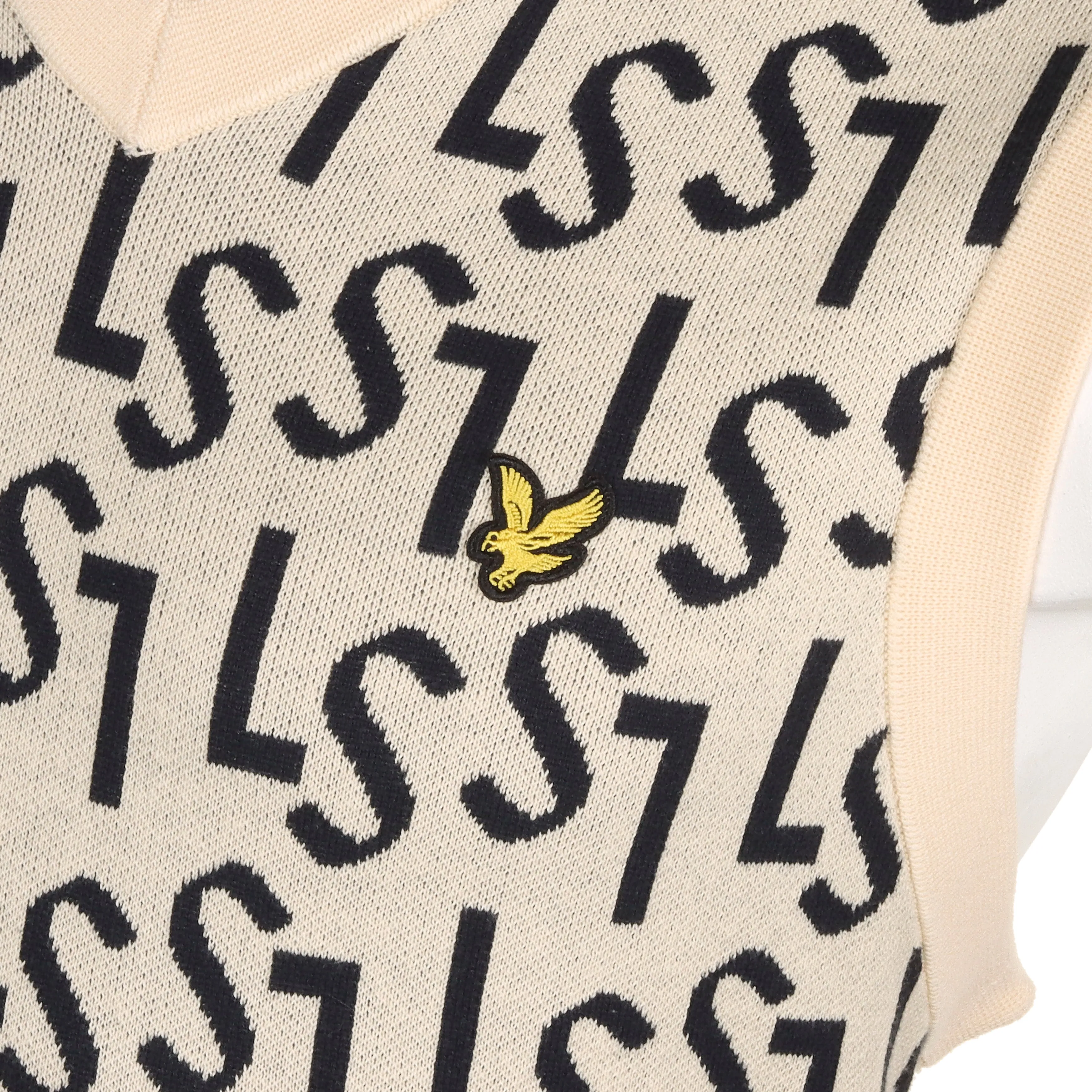 Lyle & Scott Golf Monogram Knitted Tank Top